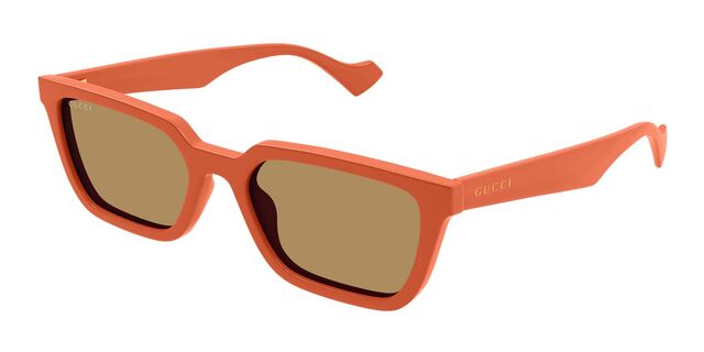 Gucci GG1539S 004 Rectangle Orange Sunglasses  display picture 2