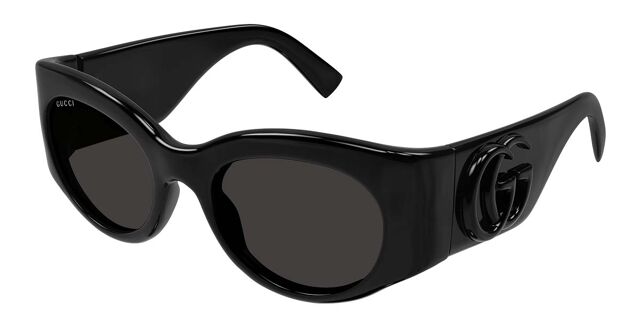Gucci GG1544S 001 Oval Black Sunglasses | SmartBuyGlasses US display picture 3