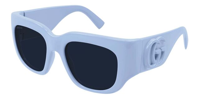 Gucci GG1545S 004 Square Light Blue Sunglasses  display picture 3