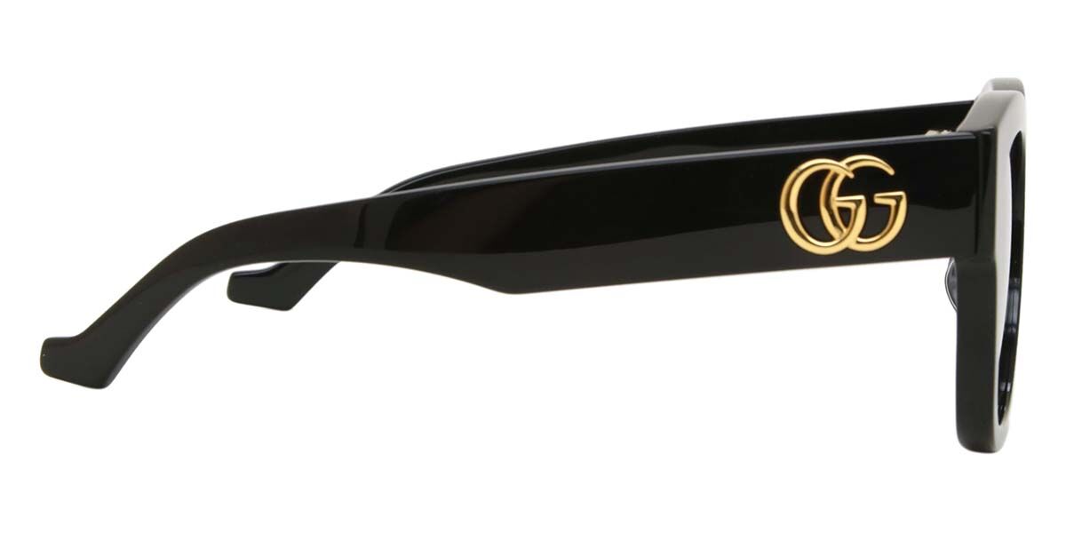 サングラス Gucci Sunglasses GG1550SK 001 Asian Fit Black Logo GG1550SK Asian Fit sunglasses Black | SmartBuyGlasses US