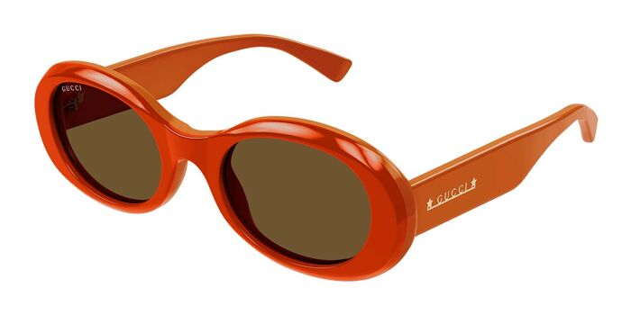 Gucci GG1587S 004 Oval Yellow Sunglasses | SmartBuyGlasses US display picture 1
