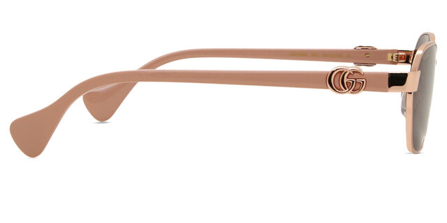 Gucci GG1593S 003 Geometric Gold Sunglasses | SmartBuyGlasses US display picture 3