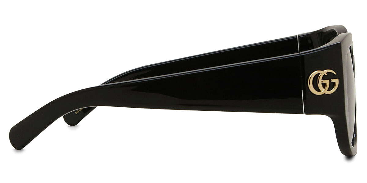 サングラス Gucci Sunglasses GG1599SA 001 Asian Fit Horn Frame GG1599SA Asian Fit sunglasses Black | SmartBuyGlasses US
