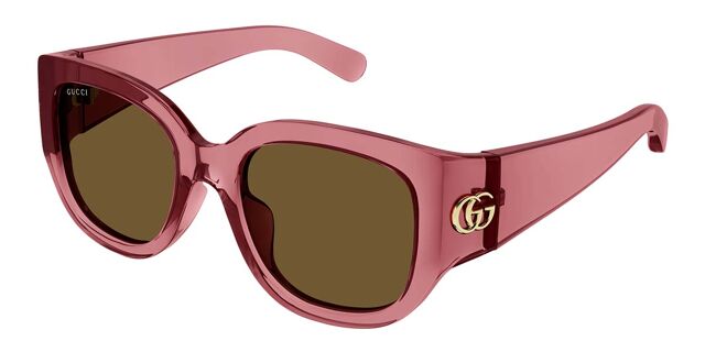 Gucci GG1599SA Asian Fit 003 Square Transparent Red  display picture 1