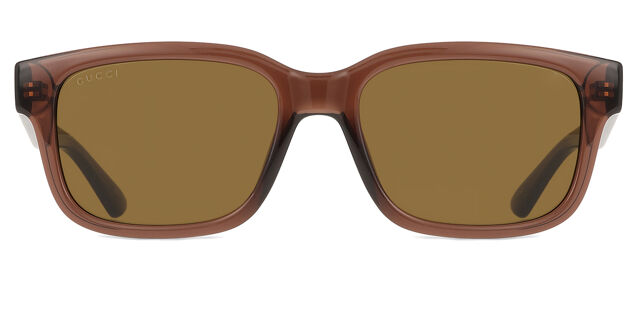 Gucci GG1583S 004 Square Brown Sunglasses | SmartBuyGlasses US display picture 1