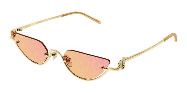 Gucci GG1603S 004 Cat Eye Gold Sunglasses | SmartBuyGlasses US display picture 3