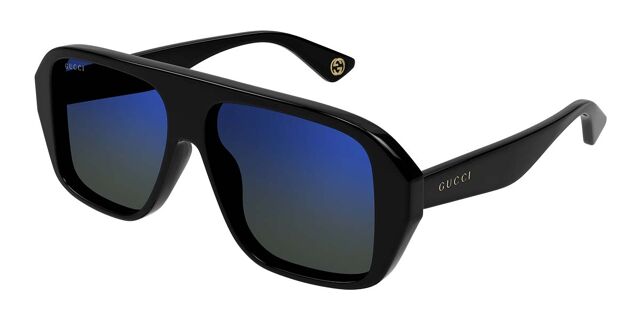 Gucci GG1615S 001 Square Black Sunglasses | SmartBuyGlasses US display picture 1