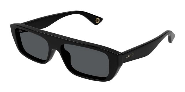 Gucci GG1617S 001 Rectangle Black Sunglasses  display picture 1