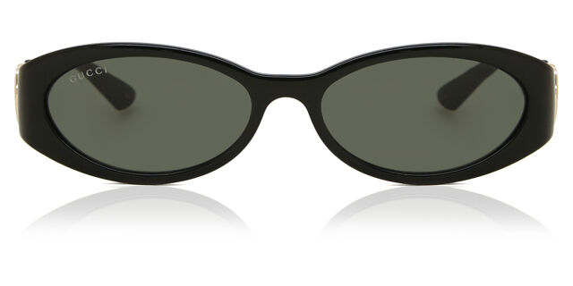 Gucci Black Oval Sunglasses Interlocking G oval sunglasses in black - Gucci | Mytheresa main image 2