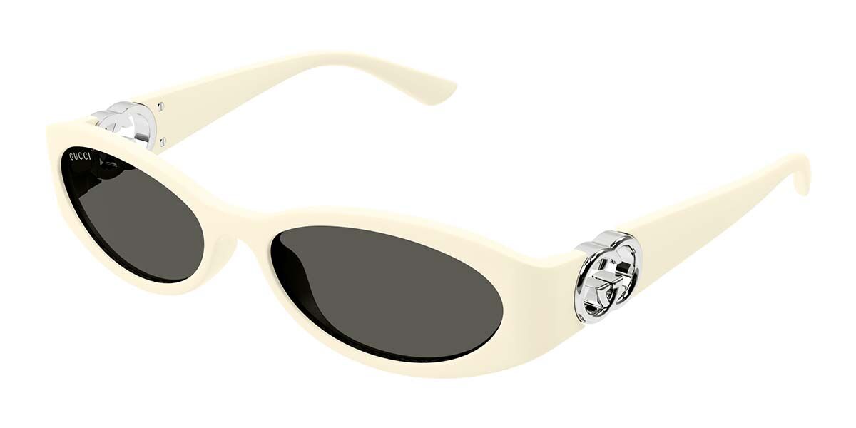 Photos - Sunglasses GUCCI GG1660S 004 Women’s  White Size 54 - Free RX Lenses 