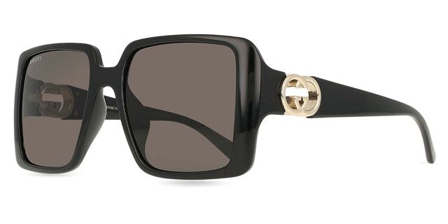 Gucci GG1692SA 001 Square Sunglasses - Black/Grey gucci-gg1692sa-001-hd-2_800x.  main image 2