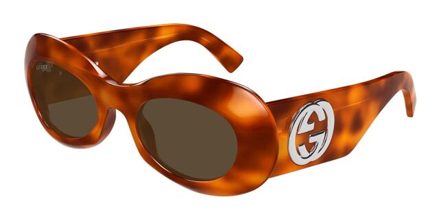 Gucci Orange Tortoise Sunglasses s-l400.jpg main image 2
