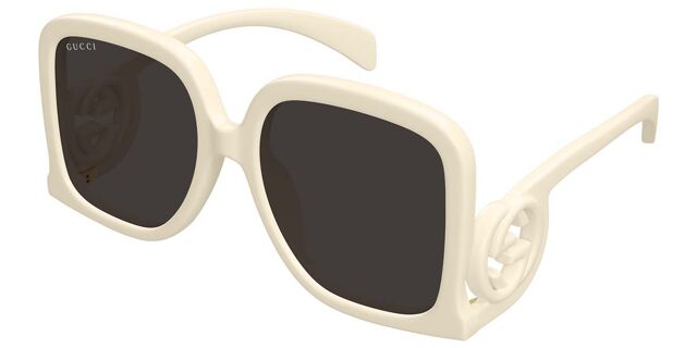 Gucci GG1326S 009 Square Ivory White Sunglasses  display picture 1
