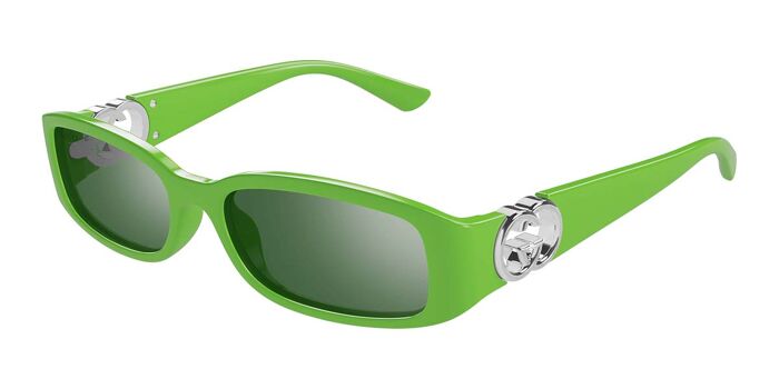 Gucci GG1661S 004 Rectangle Fuchsia Pink Sunglasses  display picture 1