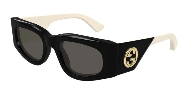Gucci GG1664S 001 Rectangle Black Sunglasses  display picture 1