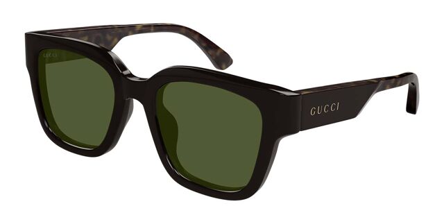 Gucci GG1670SK Asian Fit 003 Square Brown Sunglasses  display picture 2