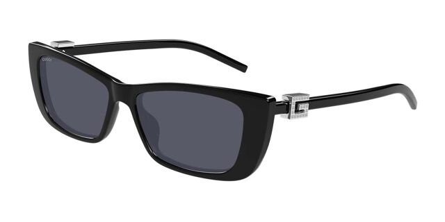 Gucci GG1681S 008 Cat Eye Black Sunglasses | SmartBuyGlasses US display picture 2
