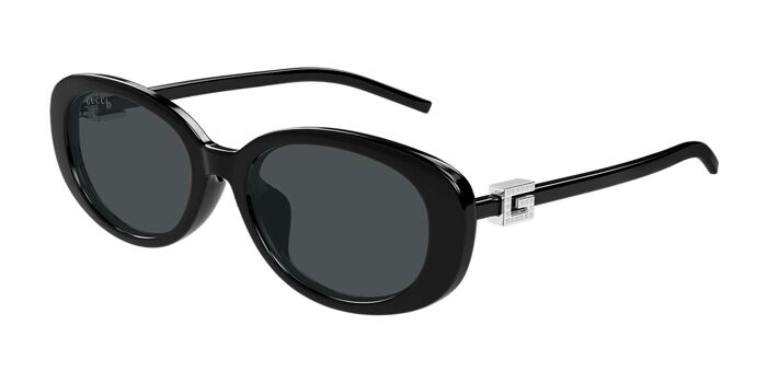 Gucci GG1684SA Asian Fit 006 Oval White Sunglasses  display picture 2