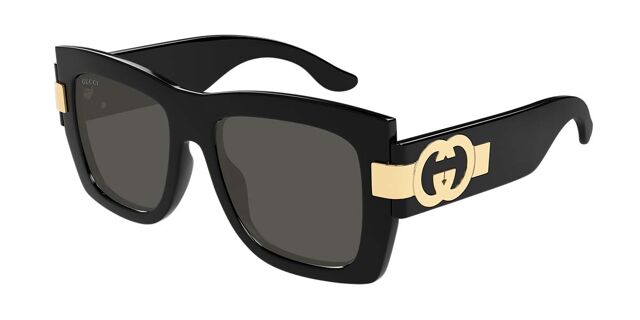 Gucci GG1688S 001 Square Black Sunglasses | SmartBuyGlasses US display picture 1