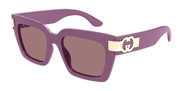 Gucci GG1689S 004 Square Violet Sunglasses | SmartBuyGlasses US display picture 2