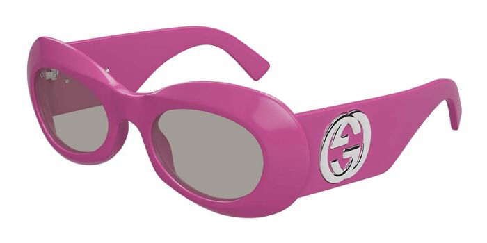 Gucci GG1696S 003 Oval Violet Sunglasses | Vision Direct  display picture 1