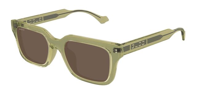 Gucci GG1732SK Asian Fit 003 Square Green Sunglasses  display picture 2