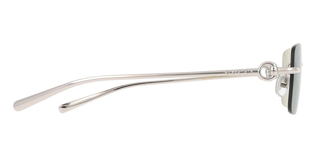 Gucci GG1703S 002 Rectangle Silver Sunglasses | SmartBuyGlasses US