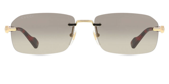 ?️ New Gucci GG1221S 006 Sunglasses - Gold/Havana Frame, Grey Lenses ?️ New Gucci GG1221S 006 Sunglasses - Gold/Havana Frame main image 4