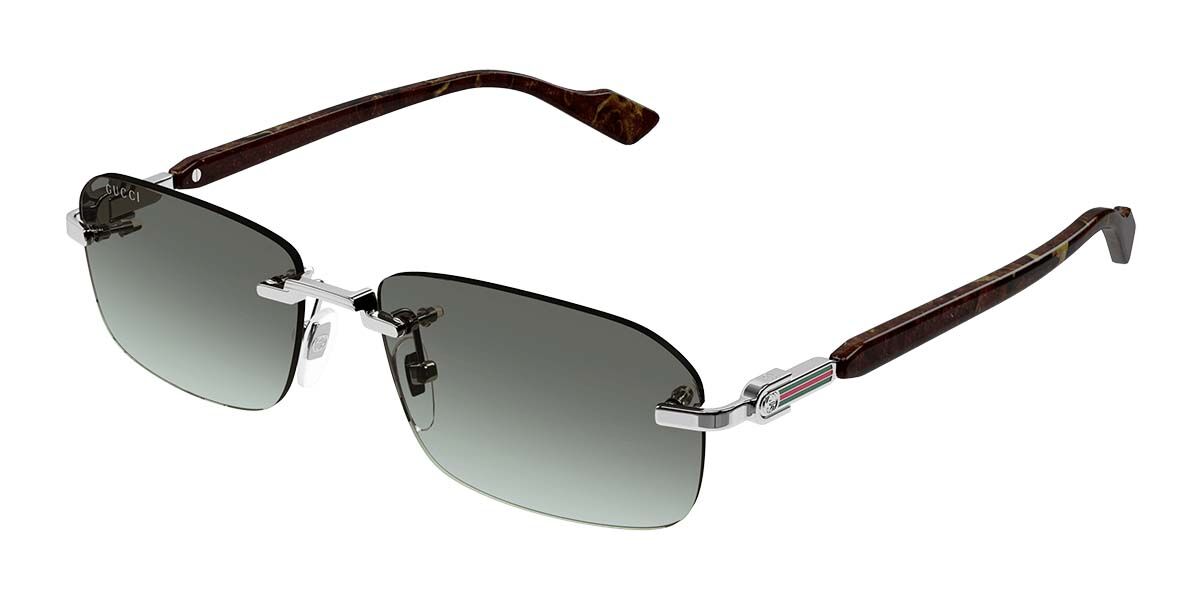 ❖GUCC I❖シルバーサングラス 中古・古着通販】GUCCI (グッチ) 伊達眼鏡 シルバー｜ブランド