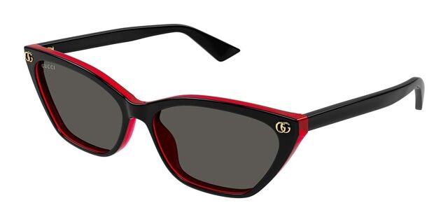 Gucci GG1815S 003 Cat Eye Black On Red Sunglasses  display picture 3