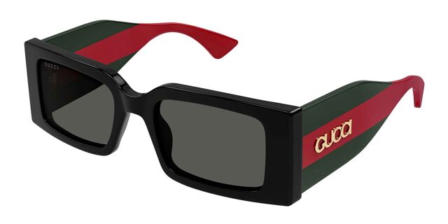 Gucci GG1860S 001 Rectangle Black Sunglasses  display picture 3