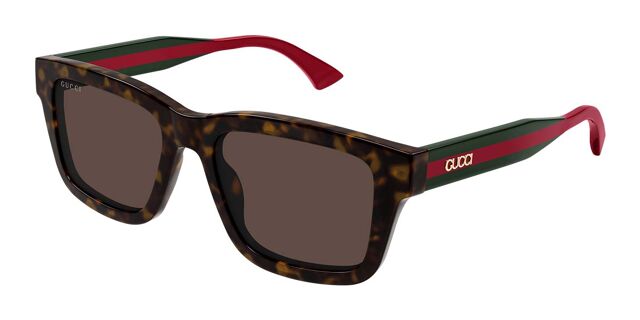 100% authentic Gucci tortoiseshell sunglasses square frame with eye case Gucci GG0165S Cat Eye Sunglasses • Tortoise • 53•18•145  main image 4