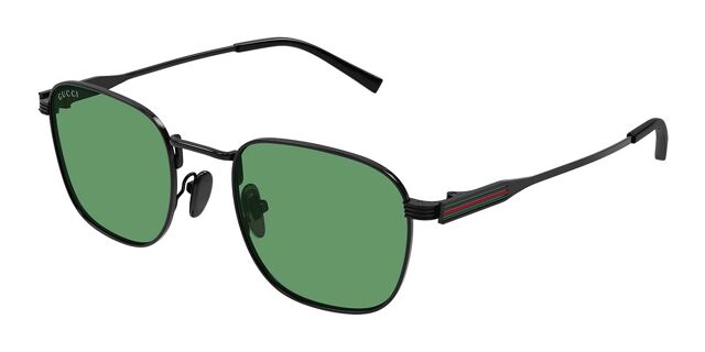 Gucci Women Sunglasses Metal Black Green Square GG1876S 004 NEW AUTHENTIC Gucci GG1876S 004 Sunglasses Black Metal | Mercari main image 2