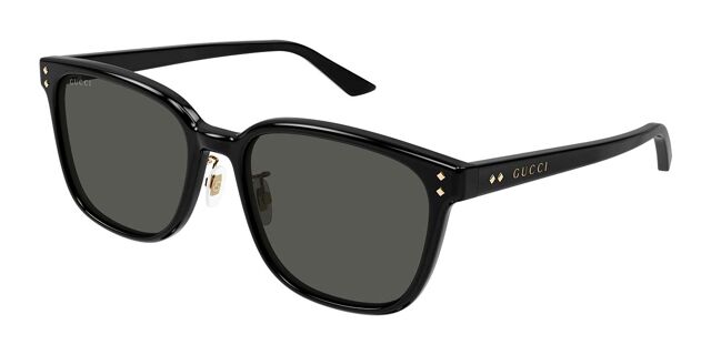 Gucci GG1896SK Asian Fit 001 Square Black Sunglasses  display picture 3