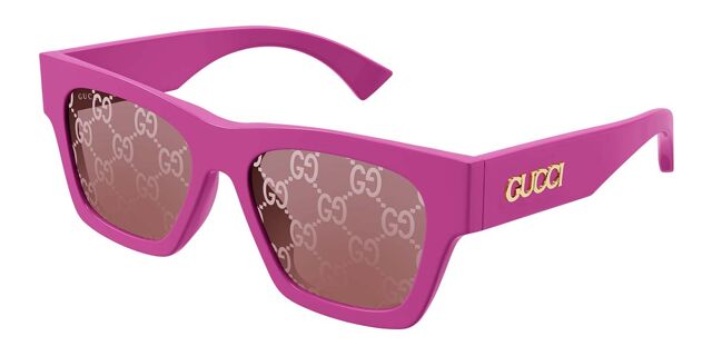 Gucci GG1835S 004 Square Fuchsia Pink Sunglasses  display picture 1