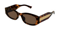 Gucci GG1182S 001 Geometric Gold Sunglasses | SmartBuyGlasses UK display picture 2
