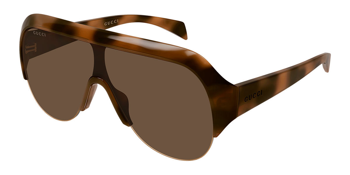Gucci Vrouw Tortoise Gg2023s 002 Shell Dames Zonnebril