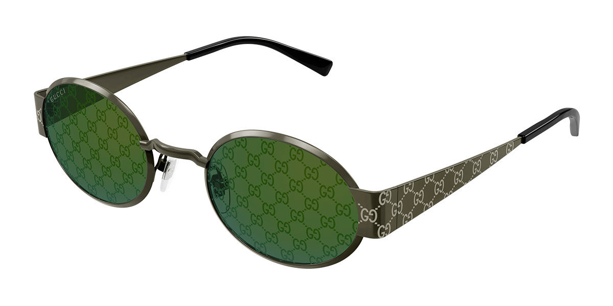 Gucci GG1854S 003 51 Lunettes De Soleil Homme Vertes