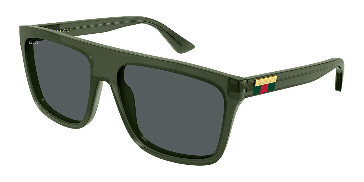 Gucci GG0748S 011 Men's Sunglasses Green Size 59