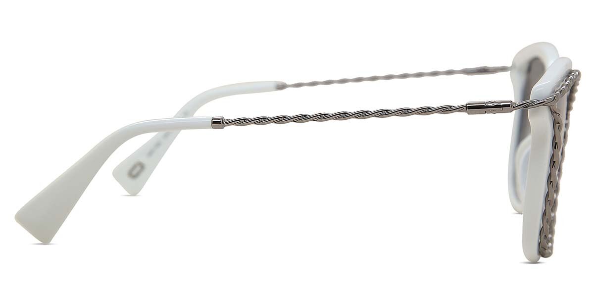 Marc Jacobs キャットアイフレムサンクラス MARC160S VK6 Marc Jacobs Women's Cat Eye Sunglasses White Grey MARC 160/S