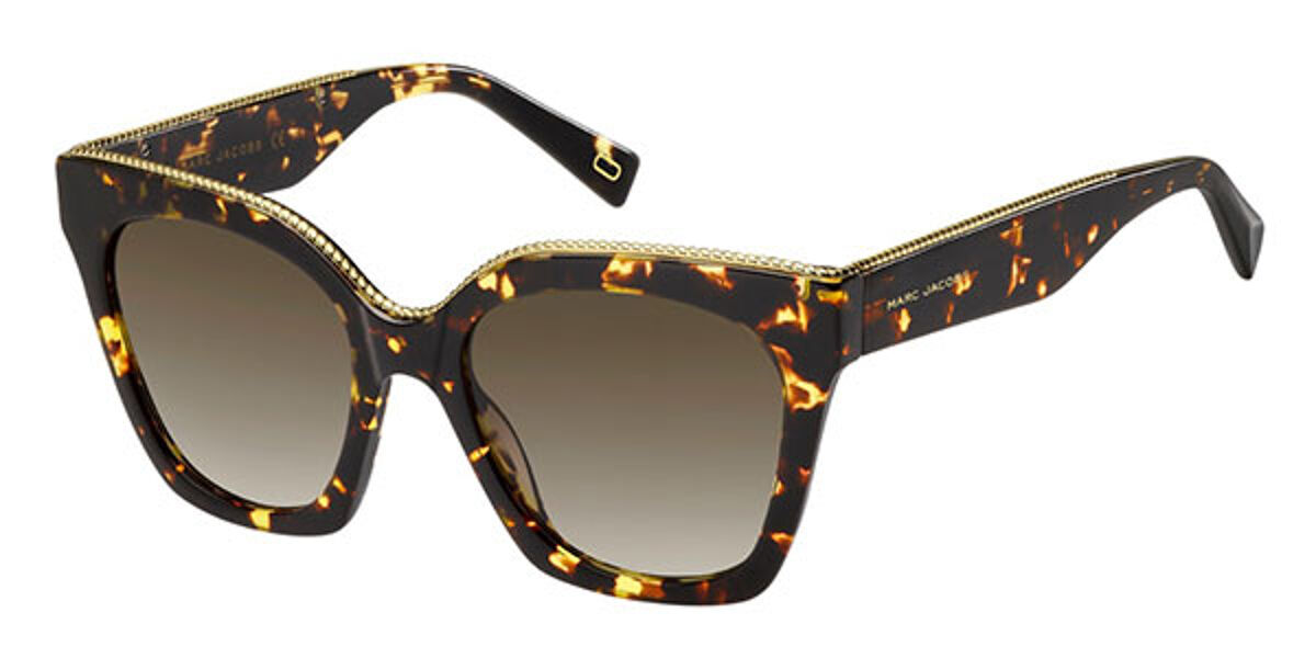 Marc Jacobs MARC 162/S 086/HA Square Tortoiseshell Sunglasses ...