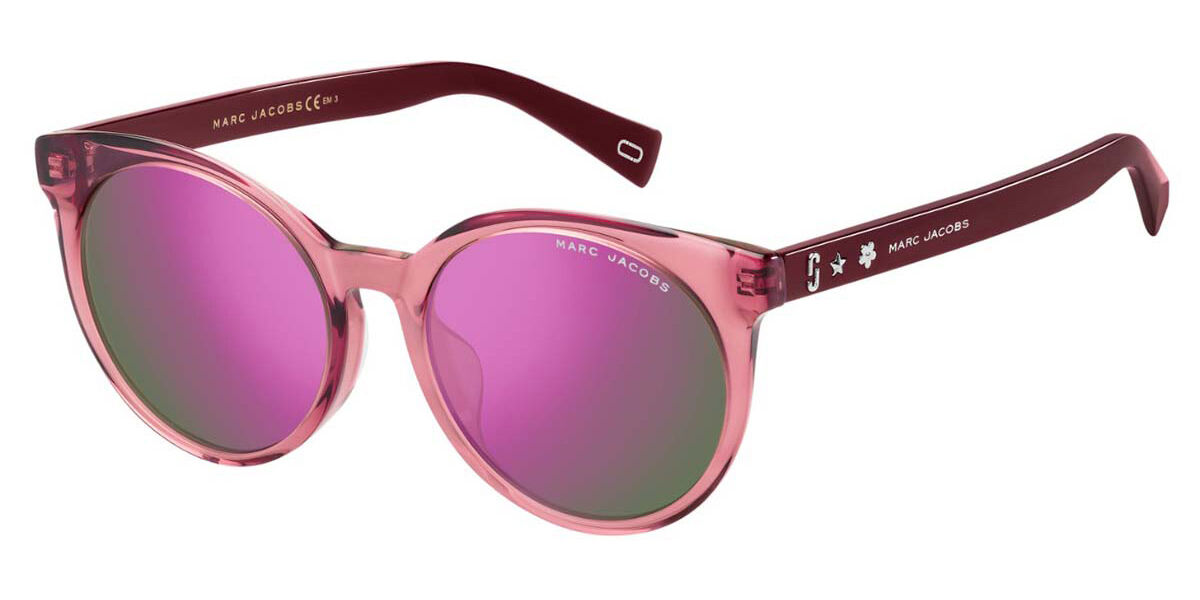 Marc Jacobs ラウントフレムサンクラス MARC344FS LHF MARC 344/F/S Asian Fit サングラス 紫色 | SmartBuyGlasses JP