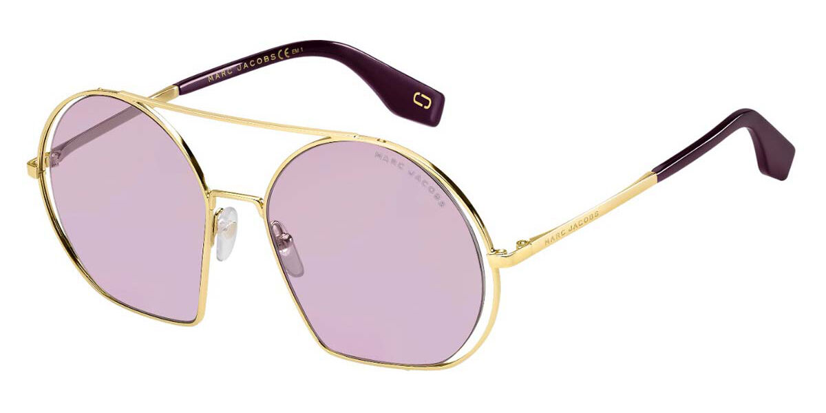 Photos - Sunglasses Marc Jacobs MARC 325/S S9E/UR Women's  Gold Size 56 