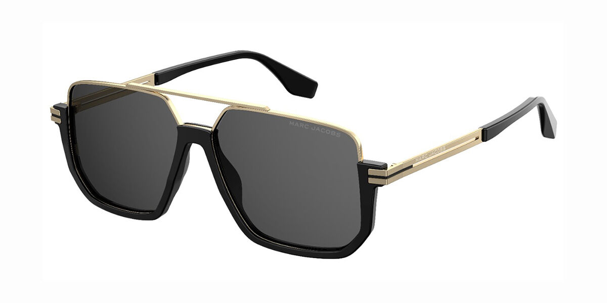 Marc Jacobs MARC 413/S 2M2/IR Sunglasses Black/Rose Gold | VisionDirect ...