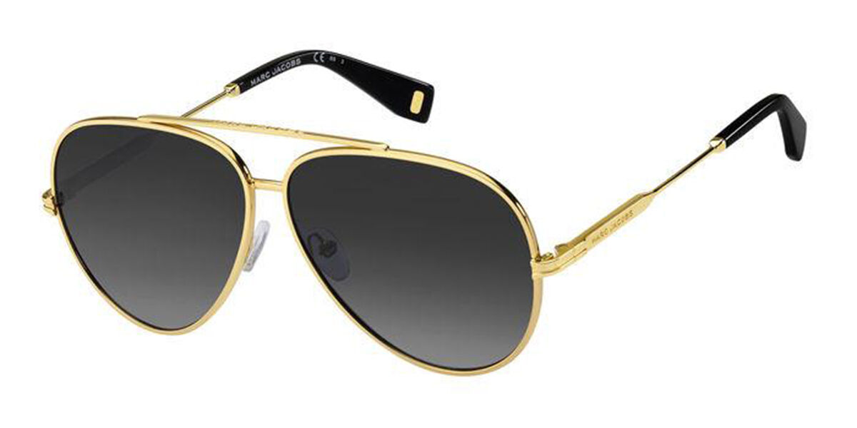 Photos - Sunglasses Marc Jacobs MJ 1007/S 001/9O Women's  Gold Size 60 