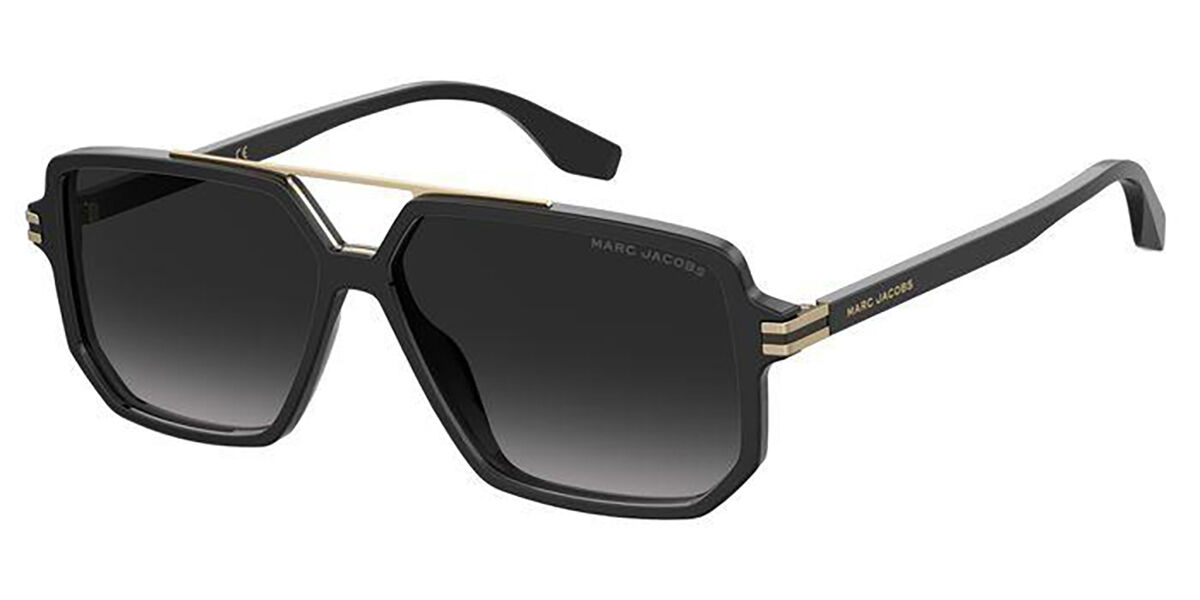 Photos - Sunglasses Marc Jacobs MARC 417/S 807/9O Men's  Gold Size 58 