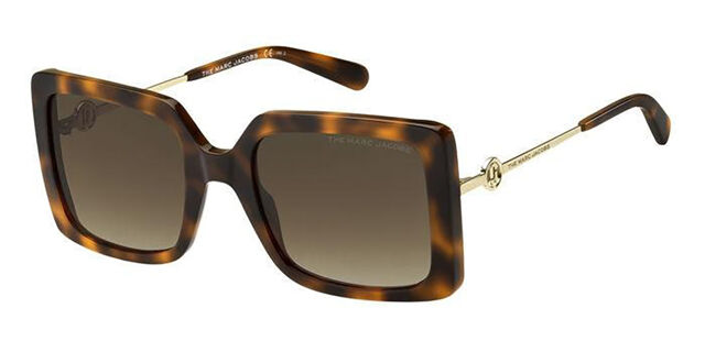 Marc Jacobs MARC 579/S 05L/HA Square Tortoise Sunglasses  display picture 3