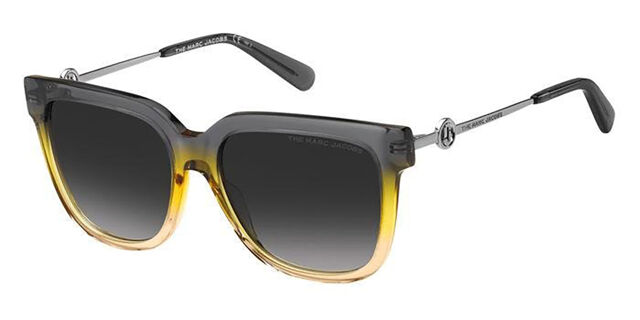 Marc Jacobs MARC 580/S XYO/9O Square Grey Yellow Sunglasses  display picture 3