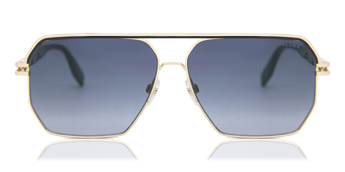 Photos - Sunglasses Marc Jacobs MARC 584/S RHL/9O Men's  Gold Size 60 