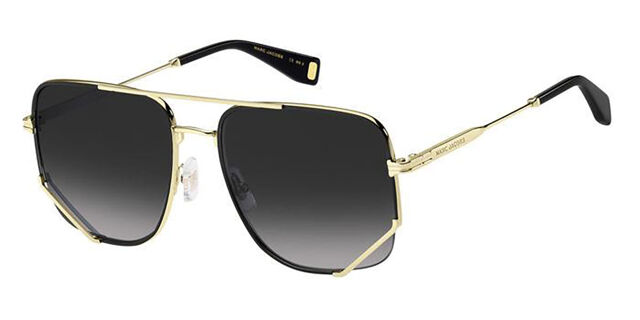 Marc Jacobs Black and Gold Sunglasses Classic Design Marc Jacobs MARC 806/S RHL IR Sunglasses Gold Black - eye-oo.com main image 3